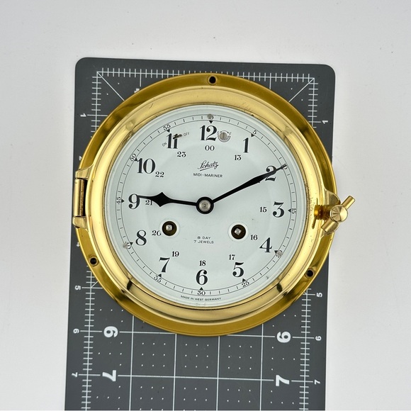 Schatz Midi Mariner Mechanical Ship-strike Clock - Picture 7 of 9